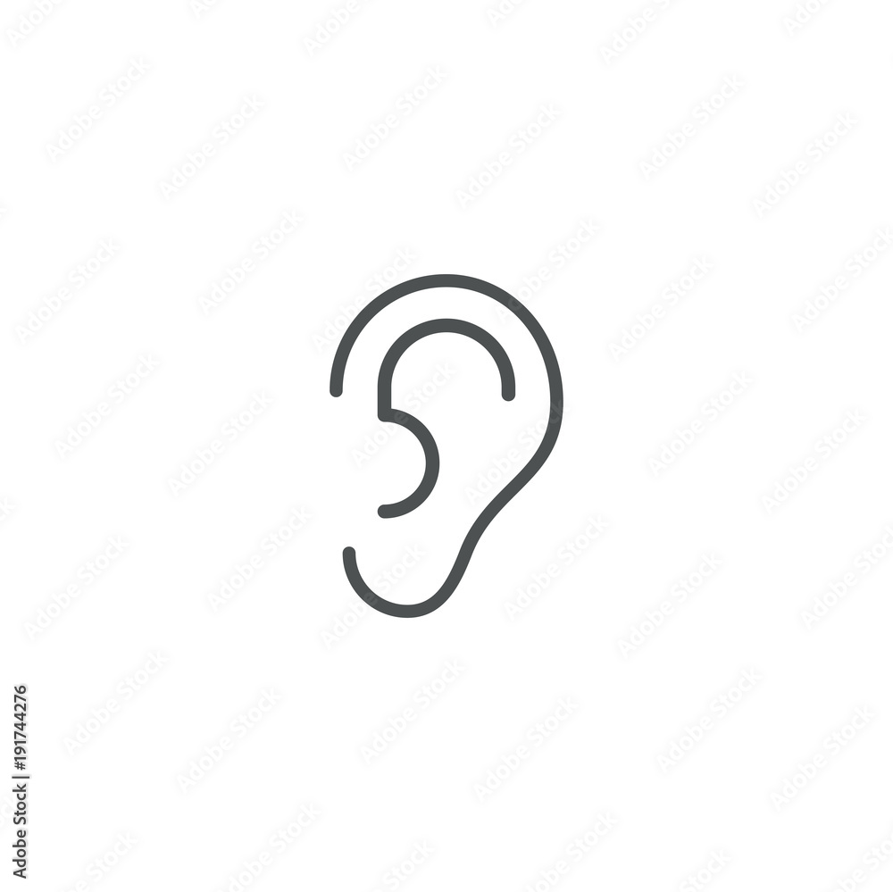 ear icon. sign design ear icon. sign design