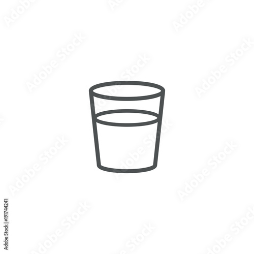 glass icon. sign design