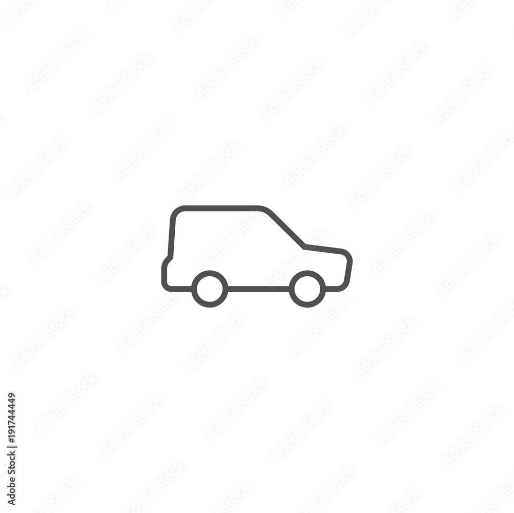 car icon. sign design