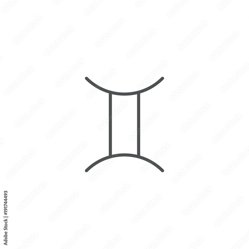 gemini icon. sign design gemini icon. sign design