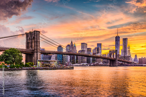 Obraz na plátně New York City Skyline