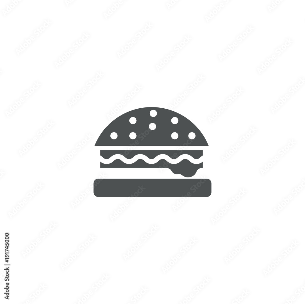 burger icon. sign design burger icon. sign design