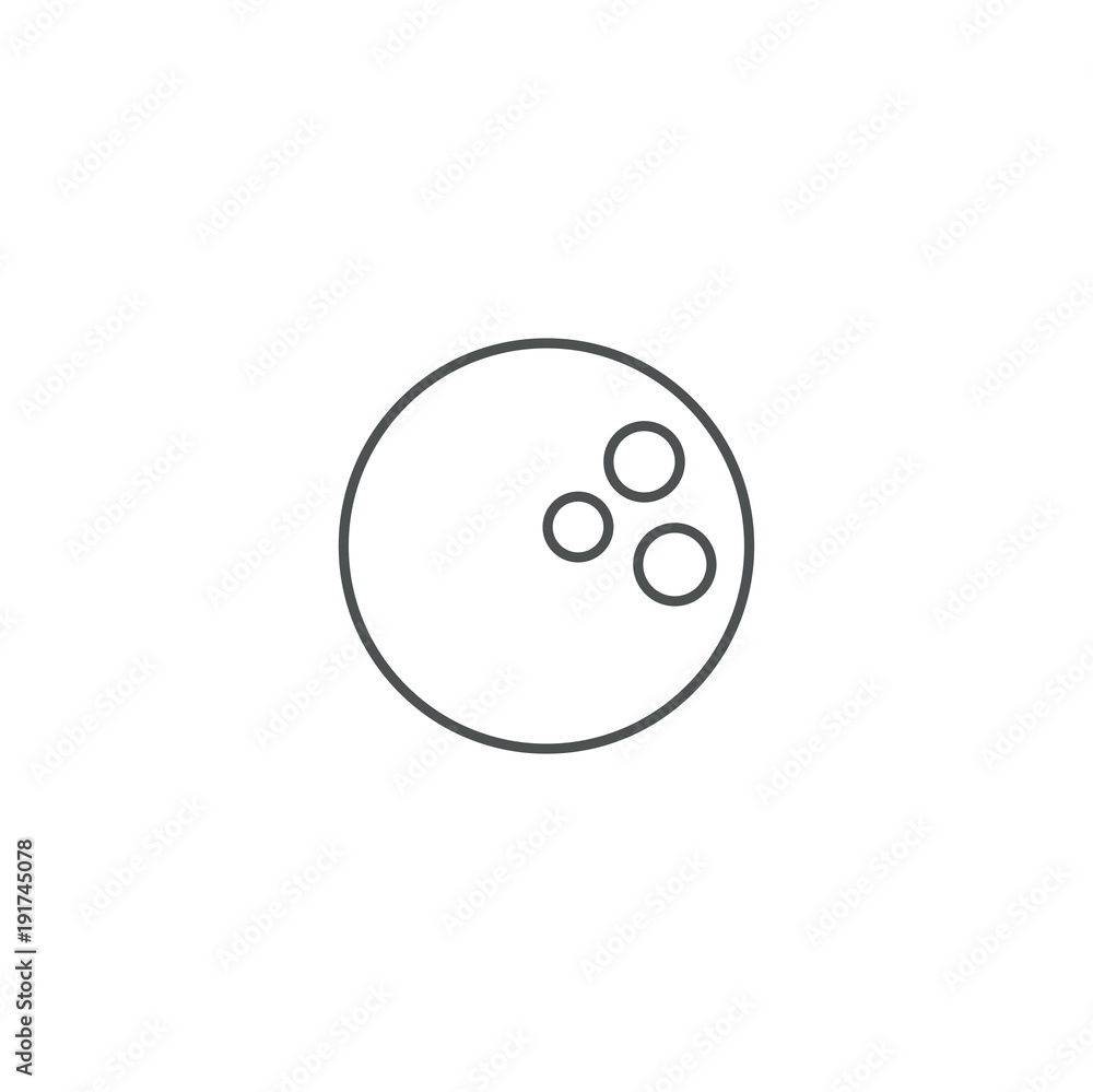 bowling ball icon. sign design bowling ball icon. sign design