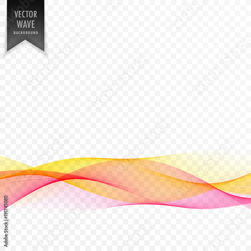 pink and yellow abstract elegant wave background