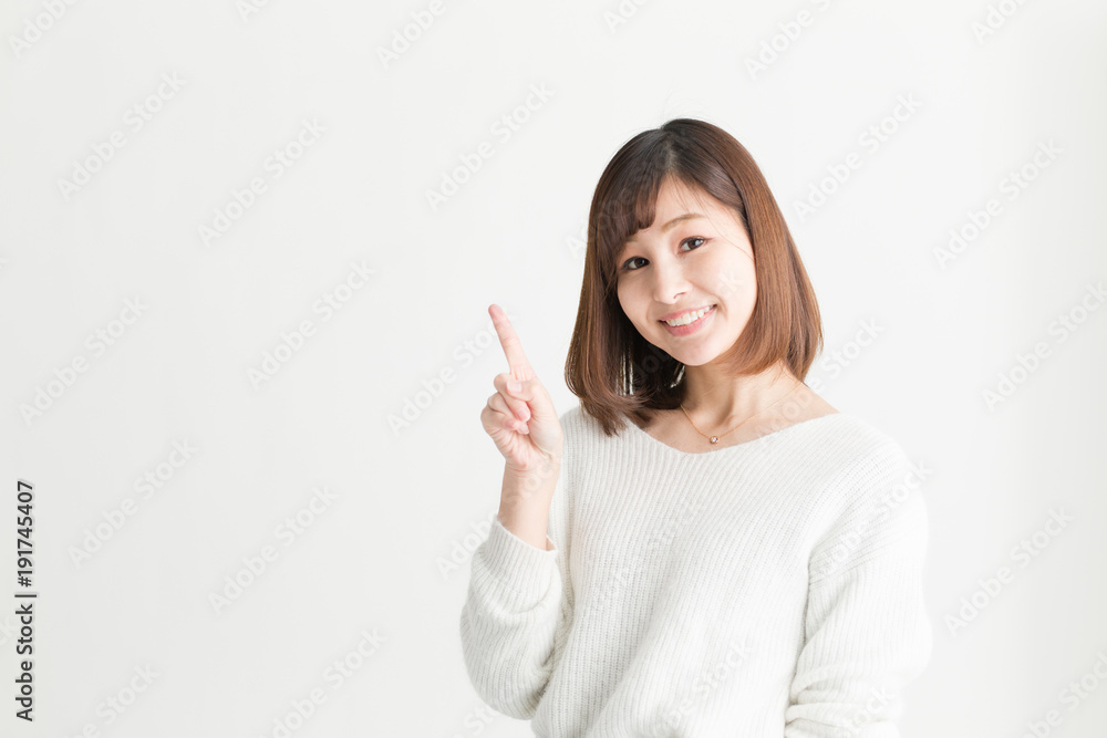 カジュアルポートレート・白バック カジュアルポートレート・白バック