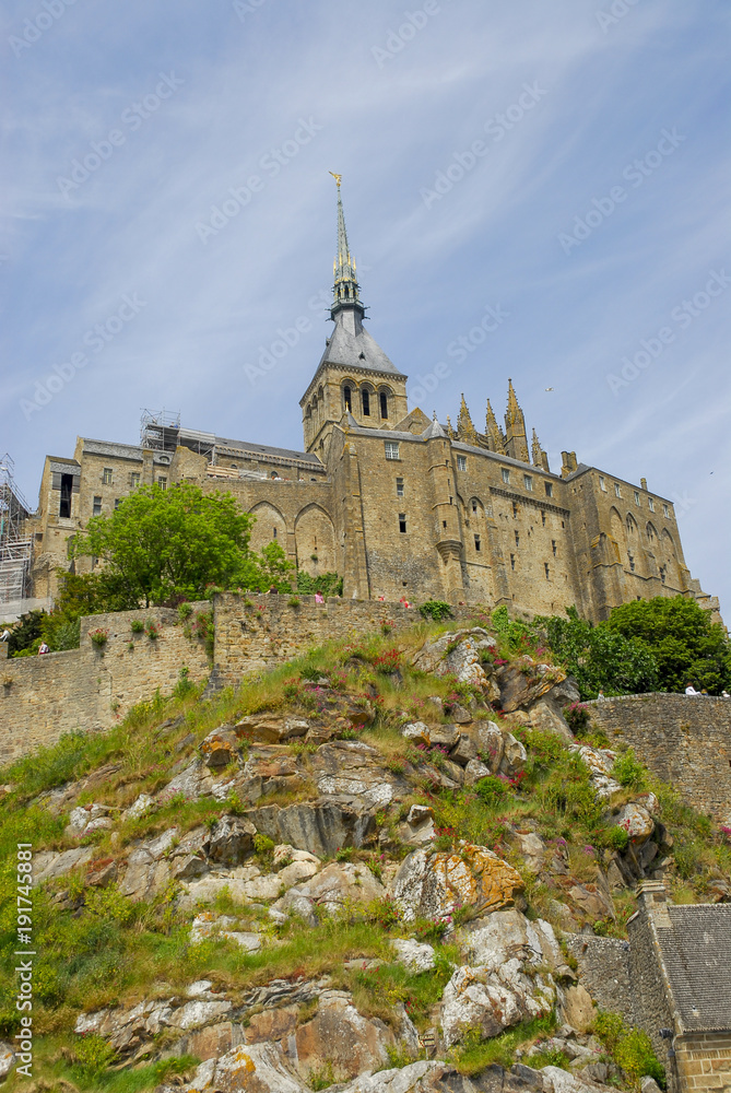 very nice view of mont saint michel