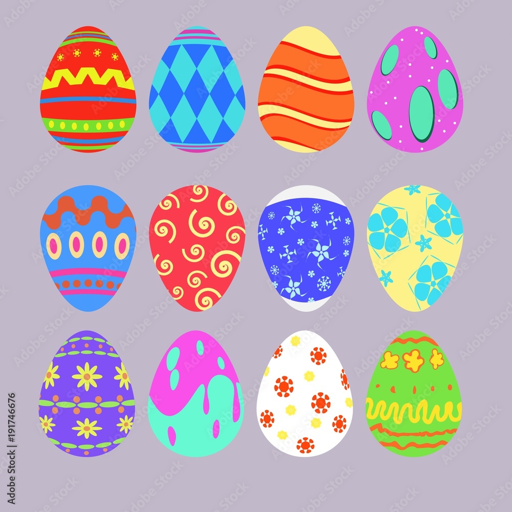  set of easter eggs