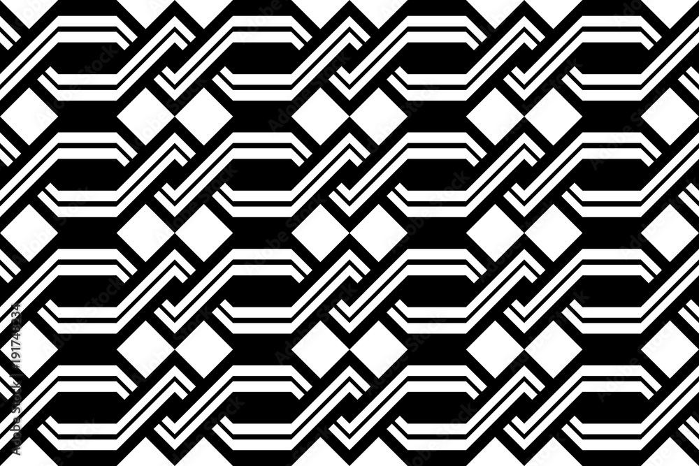 Design seamless monochrome zigzag pattern Design seamless monochrome zigzag pattern