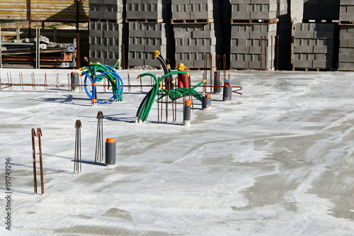 Chantier travaux construction