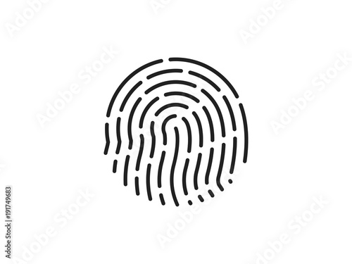 Fingerprint Icon Vector