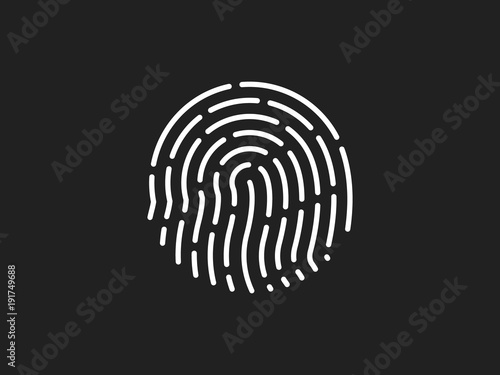 Fingerprint Icon Vector