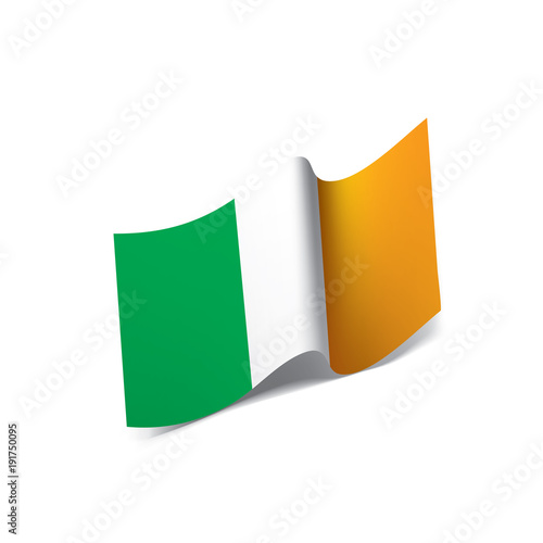 Ireland flag, vector illustration Free Download Ireland flag, vector illustration - GFXLoad