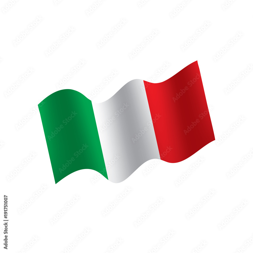 Italy flag, vector illustration Italy flag, vector illustration