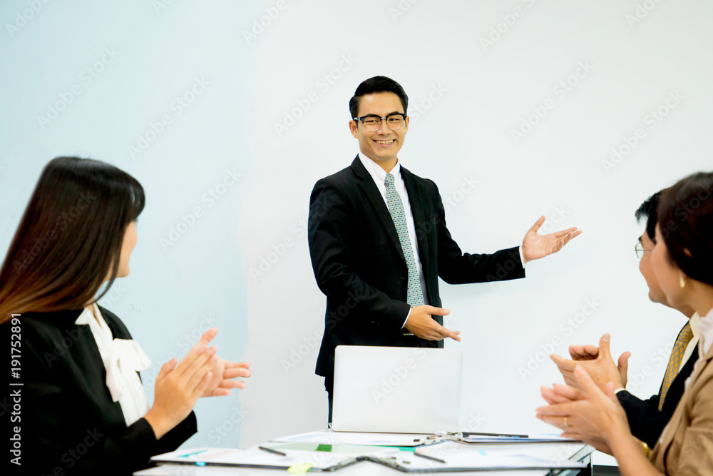 business people having a conference in the meeting room business people having a conference in the meeting room