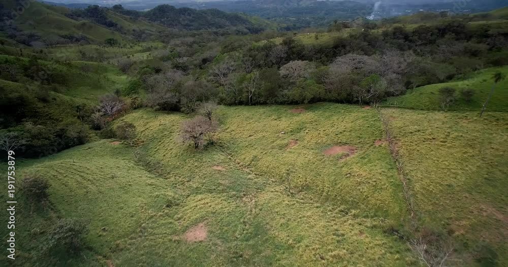 Aerial, Landscapes Around San Isidro Costa Rica Aerial, Landscapes Around San Isidro Costa Rica