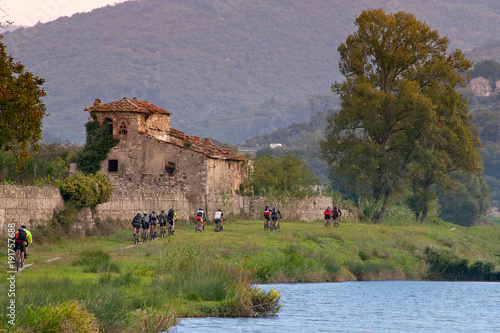 Florence Tuscany - climb with mountain bike from the artificial lakes to Mount Calvana photo