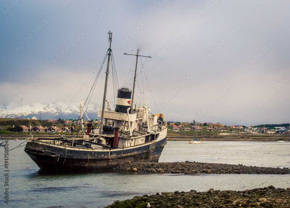 shipwreck in Ushuaia argentina