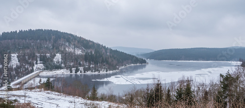 Wallpaper Mural Talsperre Eibenstock im Winter Torontodigital.ca