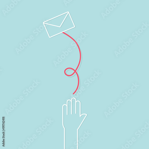 Voting and democracy concept. Flat design, vector illustration