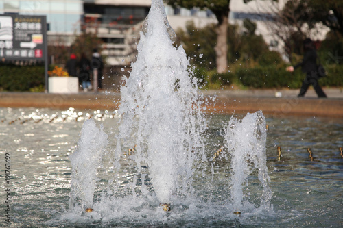 close up the fountain