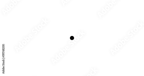Flat animated motion graphic drop down icon of male in two style