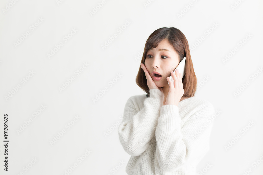 カジュアルポートレート・白バック