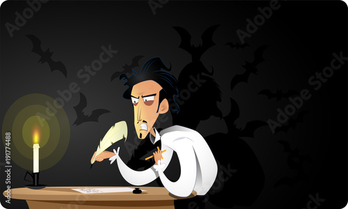 Great dark gothic writer writes terrible story