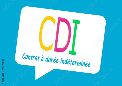 CDI contrat à durée indéterminée