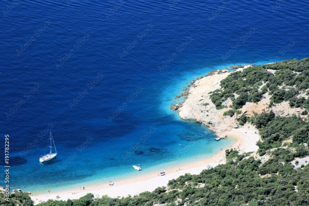 Obraz premium view taken in Lubenice, island Cres, Croatia