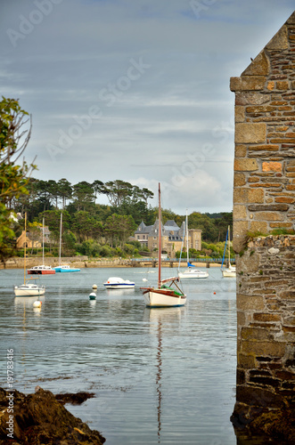 Le Conquet, Brittany, the port photo