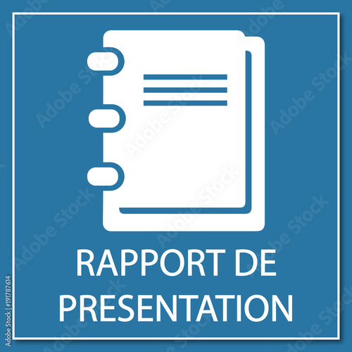 Logo rapport de présentation.