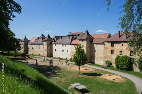 Weissenbrurg Stadtmauer Schießgrabenmauer