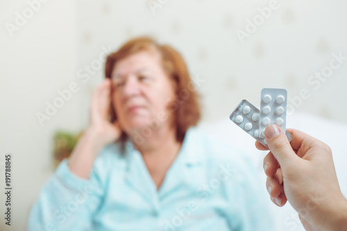 Healthcare old people concept. photo