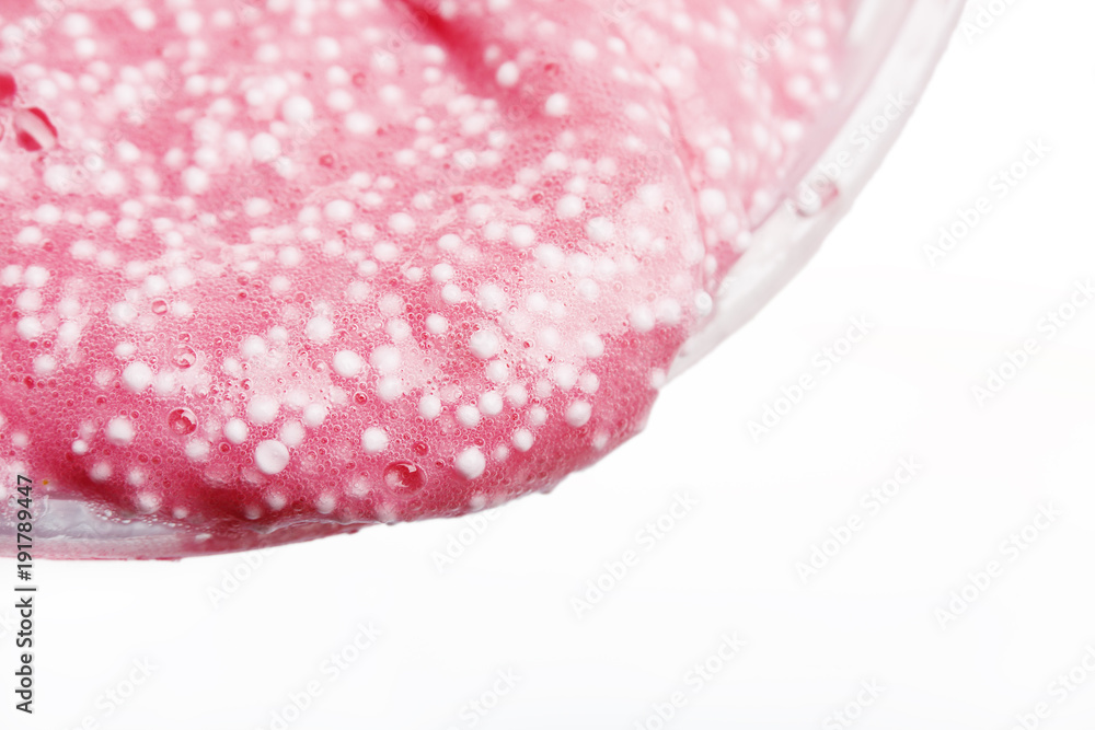 Handmade mucus close up. Toys for children. Soft mucus Handmade mucus close up. Toys for children. Soft mucus