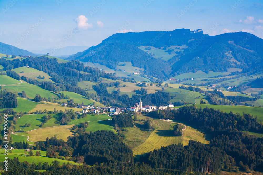 Village in the Austrian Alps