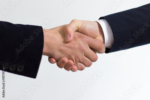 Close-up handshake of business partners