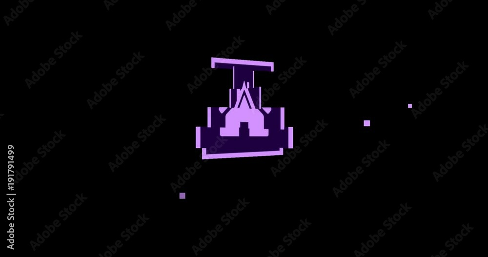 Sliced rotation flip icon logo animated motion graphic home. Object isolated in PNG format with alpha transparency channel background Sliced rotation flip icon logo animated motion graphic home. Object isolated in PNG format with alpha transparency channel background