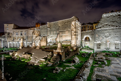 Photography February 2018: Temple of Mars Ultor and the Forum in Rome, Italy.