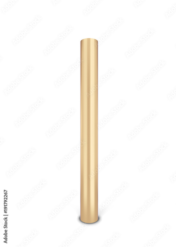 Obraz premium Single metal pipe