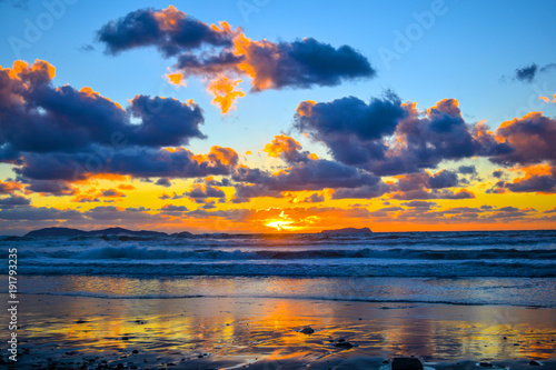 Vászonkép Tijuana Beach Sunset