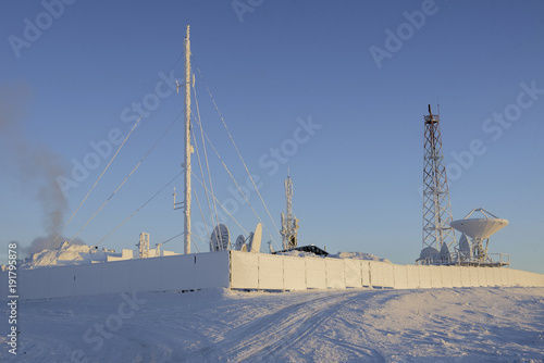 Cell site in Chukotka, Russia photo