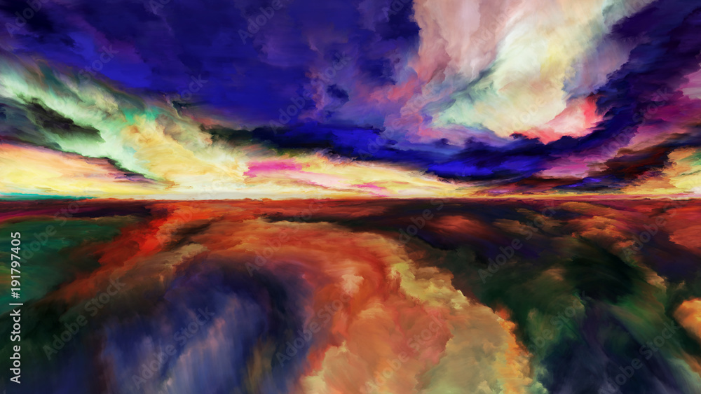 Colorful Abstract Landscape