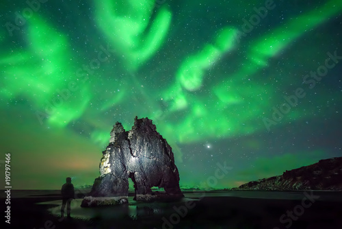 Hvitserkur night hike photo