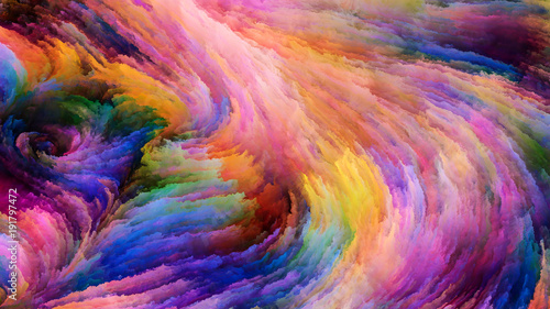 Colorful Paint Visualization