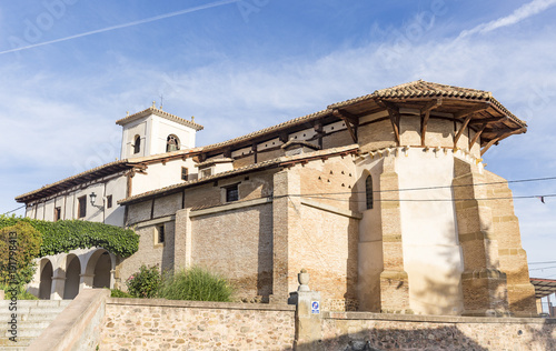Parish church of La Asuncion de Nuestra Señora in Viloria de Rioja, province of Burgos, Spain