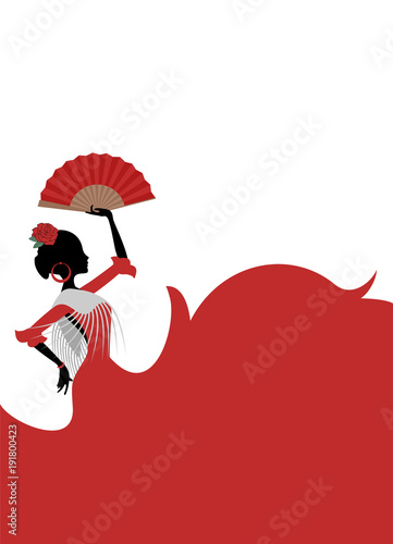 Gypsy spanish dancer photo