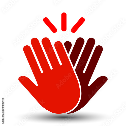 High Five Icon – vector