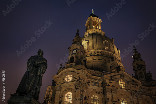 Martin Luther Denkmal vor der Dresdner Frauenkirche