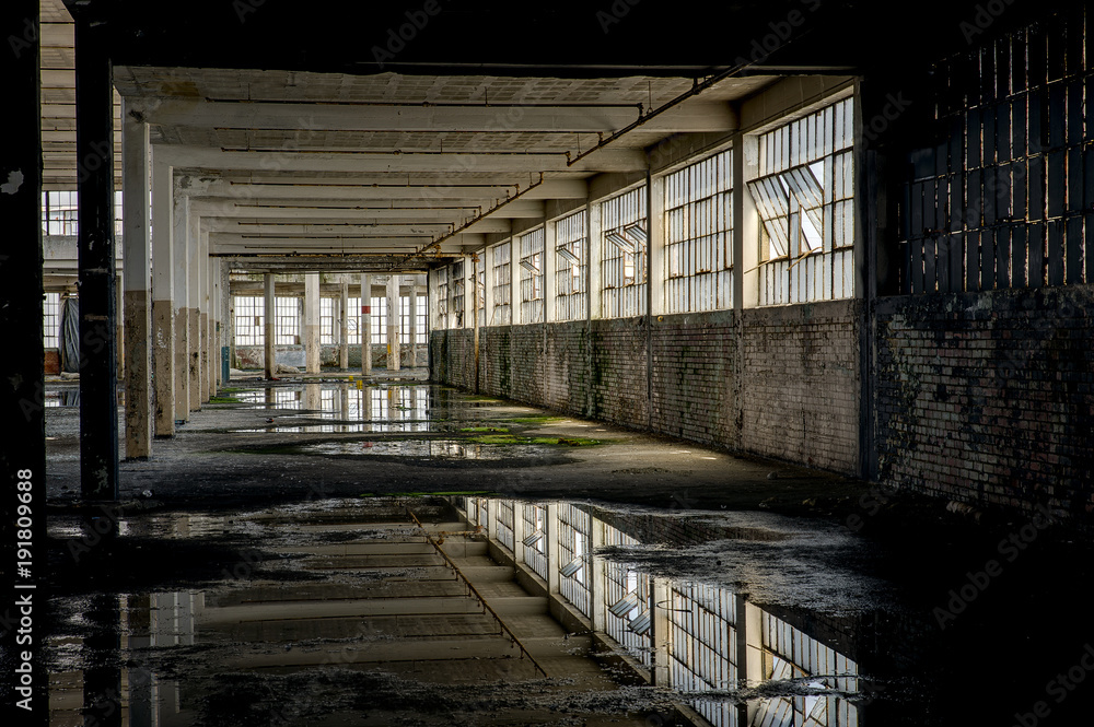 Reflections in Still Waters - Abandoned Hercules Engines Factory - Canton, Ohio