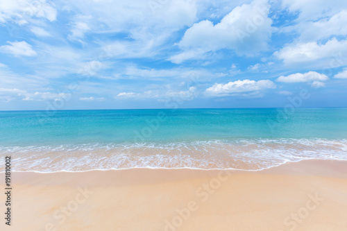 Mai Khao Beach  Phuket province  Southern of Thailand.